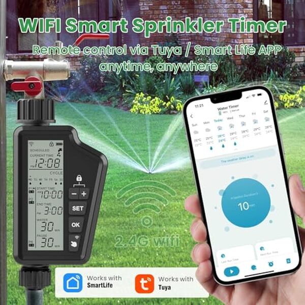 Découvrez notre test détaillé du minuteur d'arrosage WiFi avec 3 modes d'arrosage et protection IP65. Performances, installation et avis d'experts. 