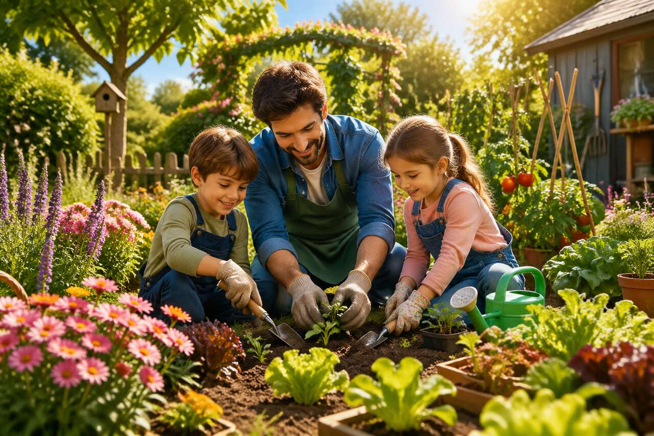 Jardiner avec les enfants : conseils et astuces écolo