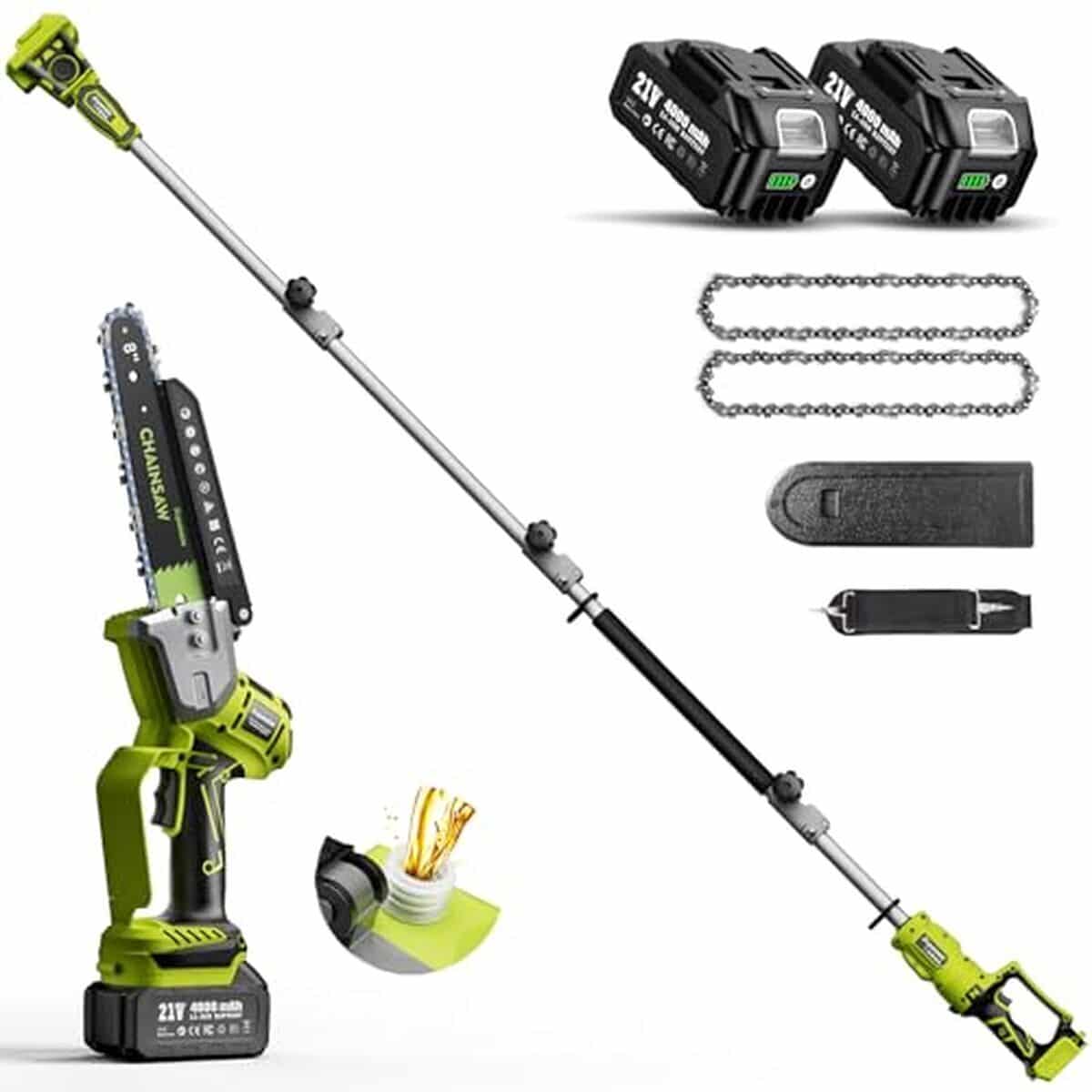 Test de la mini tronçonneuse télescopique Supstable 2-en-1