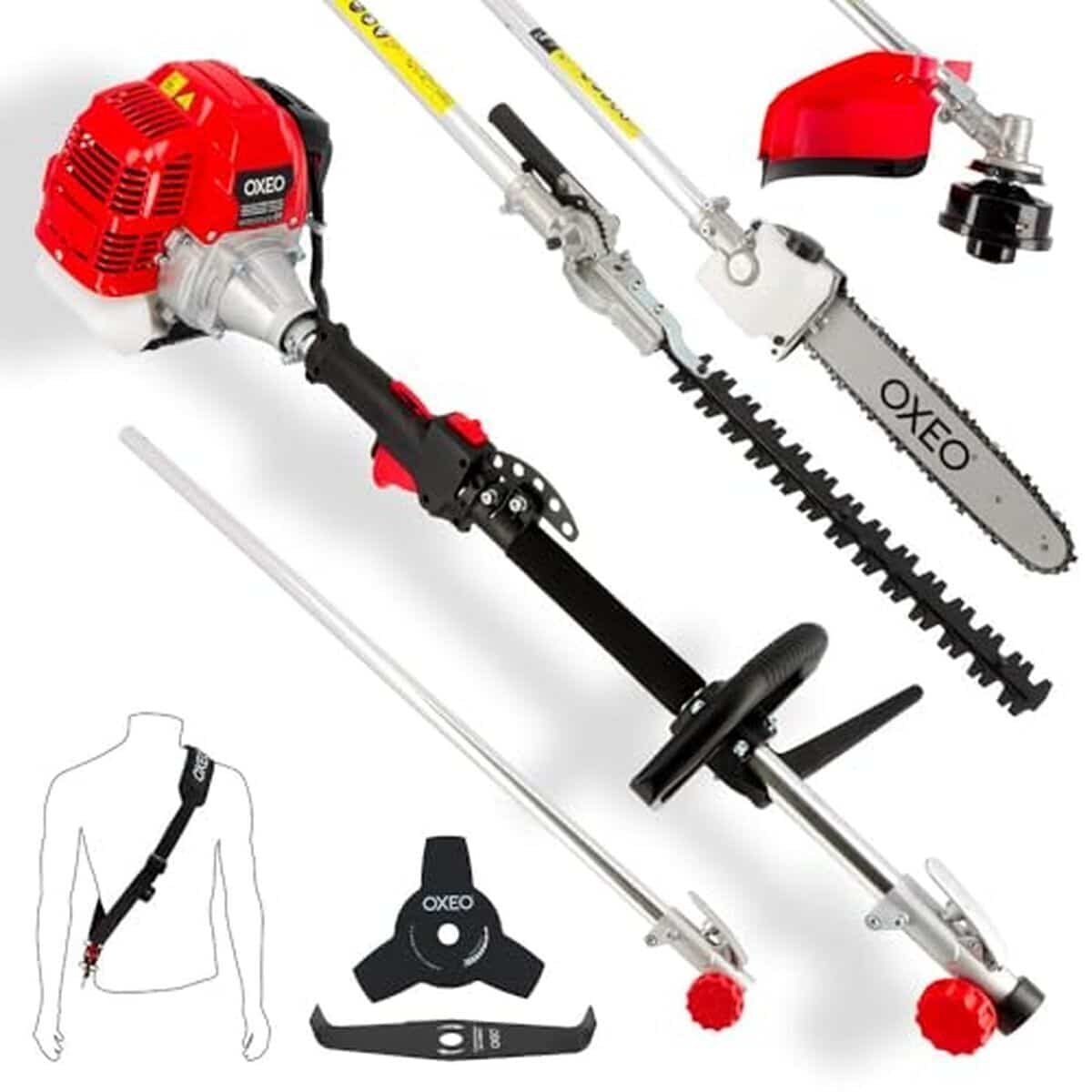 Test de l'outil multifonction thermique 4en1 : débroussailleuse, élagueuse et plus