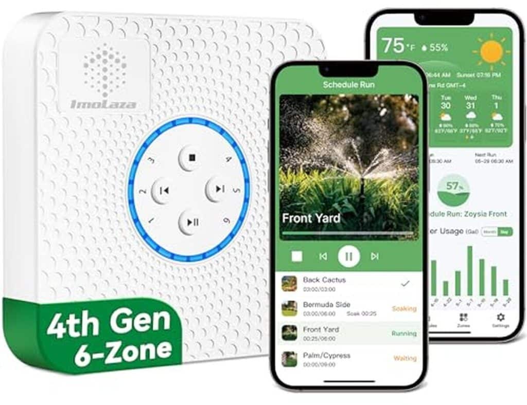 Test du contrôleur d'arrosage intelligent Imolaza ET Master 4 Gen : irrigation WiFi 6 zones