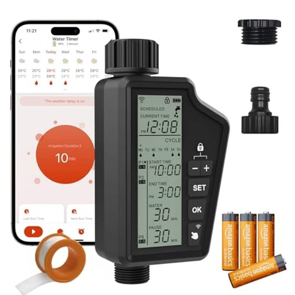 Test du minuteur d'arrosage intelligent WiFi : trois modes d'arrosage et étanchéité IP65