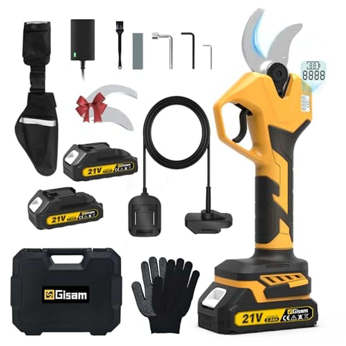 Test du sécateur électrique Gisam 60MM avec batterie et LED