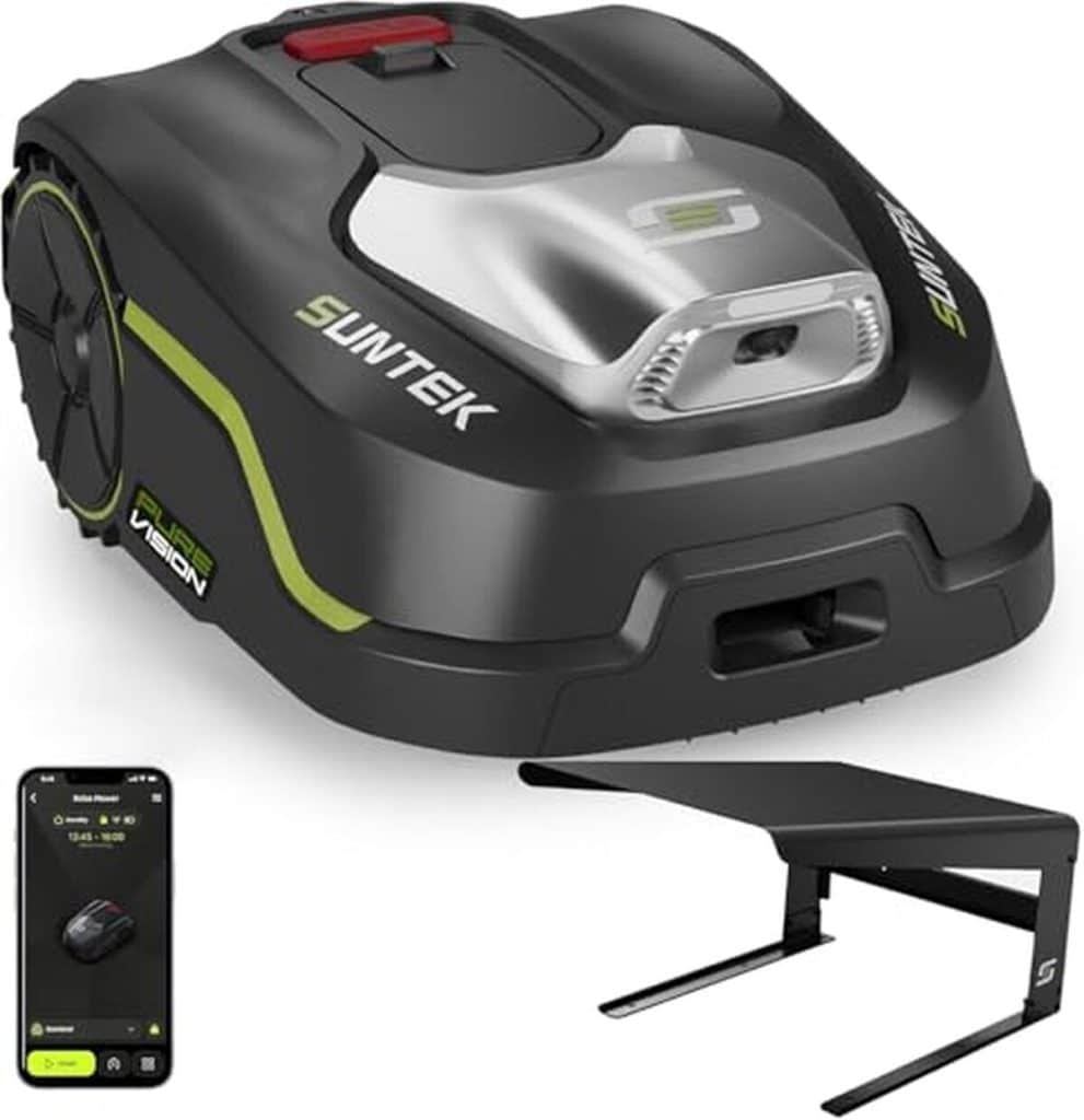 Test : suntek robot tondeuse IA, 600 m² et évitement obstacles