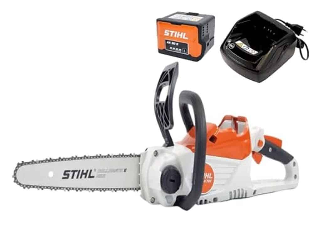 Test : tronçonneuse sans fil Stihl msa 70 c-b