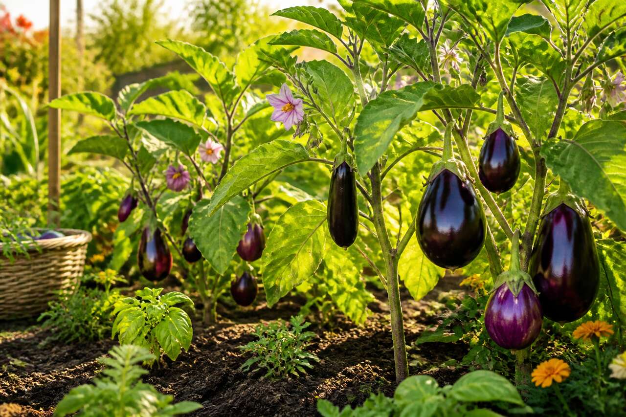 Récolter et conserver les aubergines du jardin bio