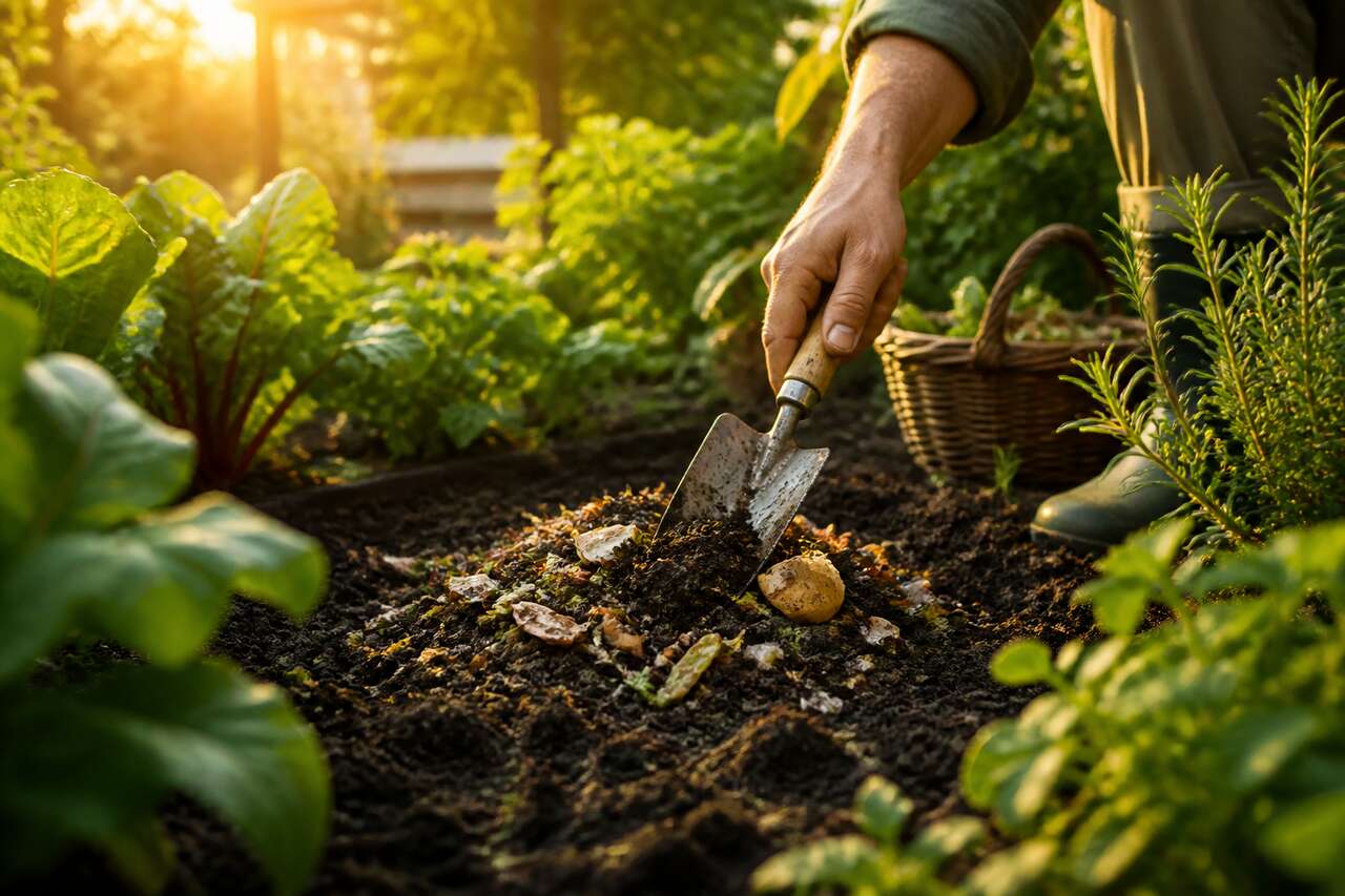 Comment bien enfouir ses matières organiques